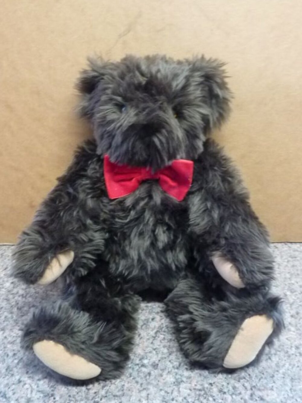 Vermont Teddy Bear Dark Long Brown Hair Color 16"